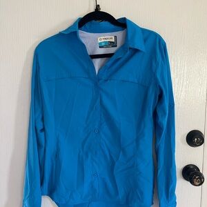 Magellan Blue Button-Up Shirt